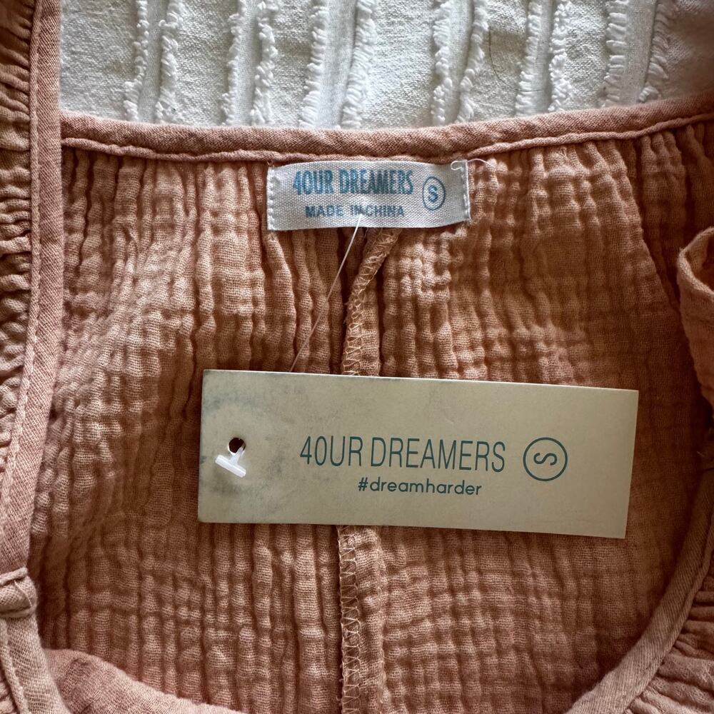 4Our Dreamers | NWT Cotton Gauze Boho Maxi Dress size S - Picture 7 of 8